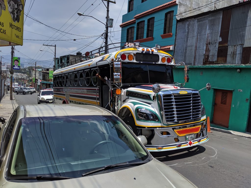 Our ride to Antigua, Guatemala