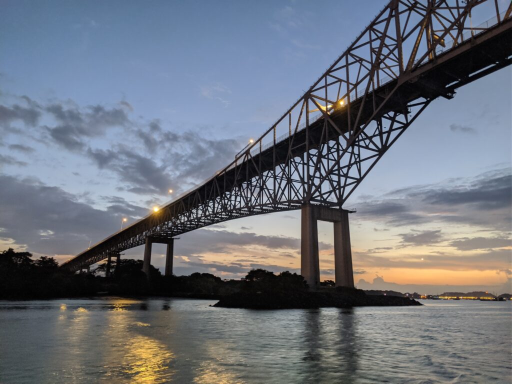 Bridge of Americas at sunrise